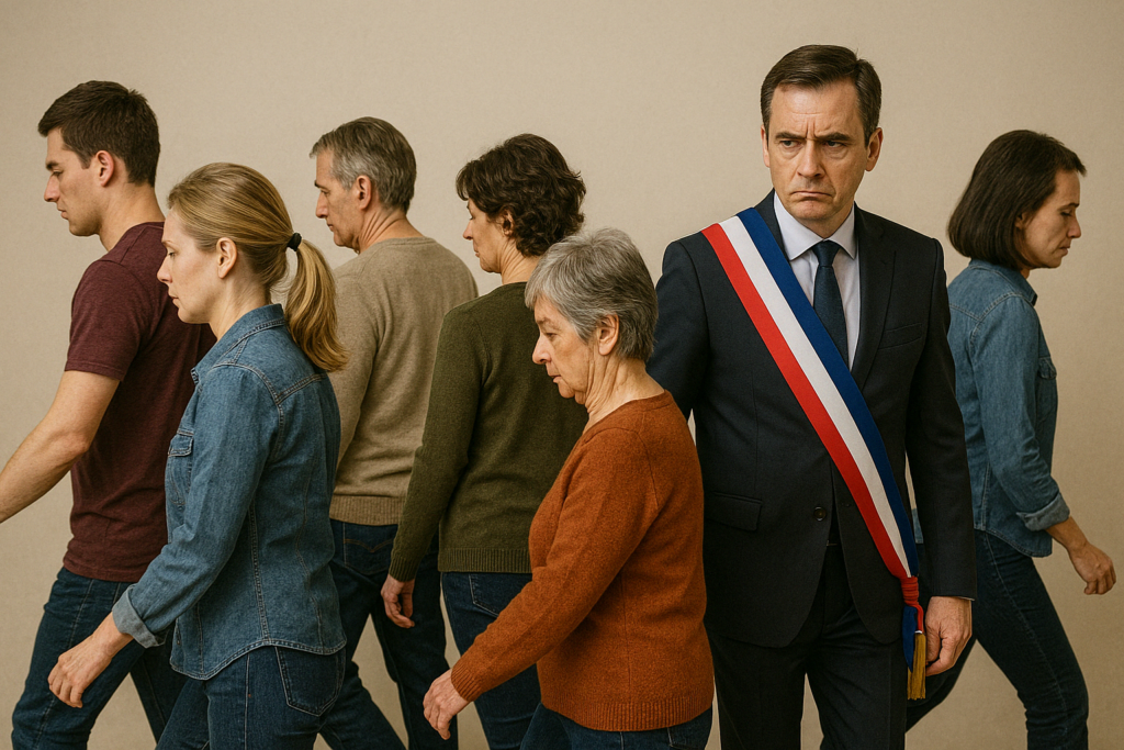 Elu-fuite-1024x683 Le désamour des élus : une crise de confiance alarmante